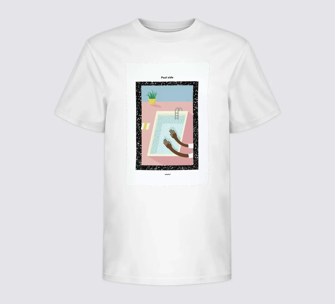 Pool Side kids t-shirt by Rachel Peck