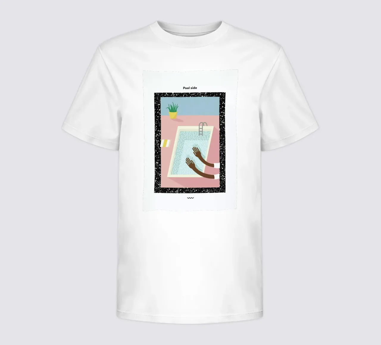 Pool Side t-shirt bambini da Rachel Peck