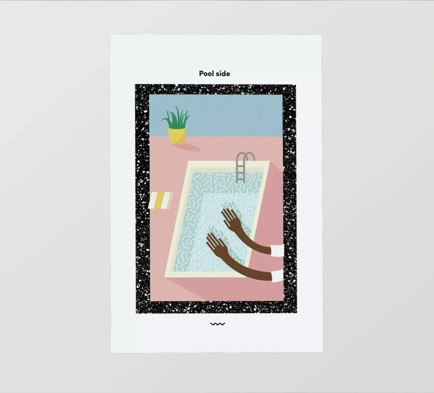 Pool Side pvc cover by Rachel Peck