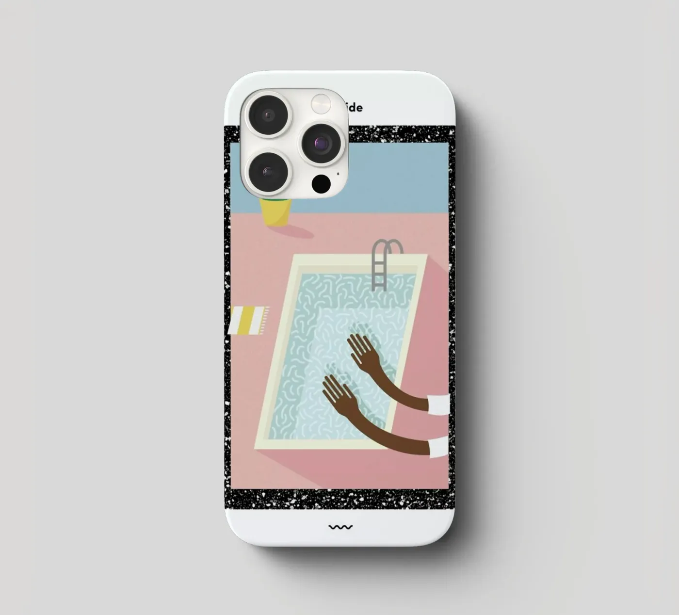 Pool Side iphone case by Rachel Peck