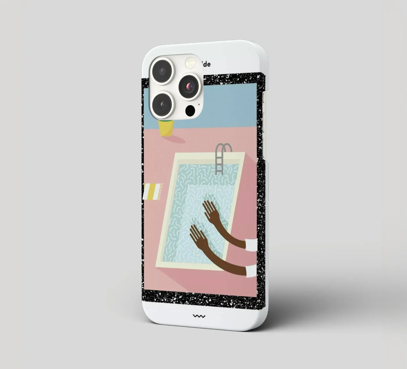 Pool Side iphone case by Rachel Peck