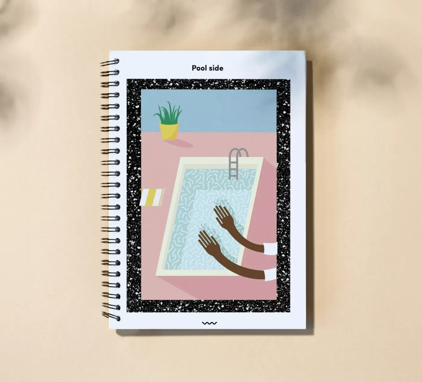 Pool Side Ringbuch von Rachel Peck