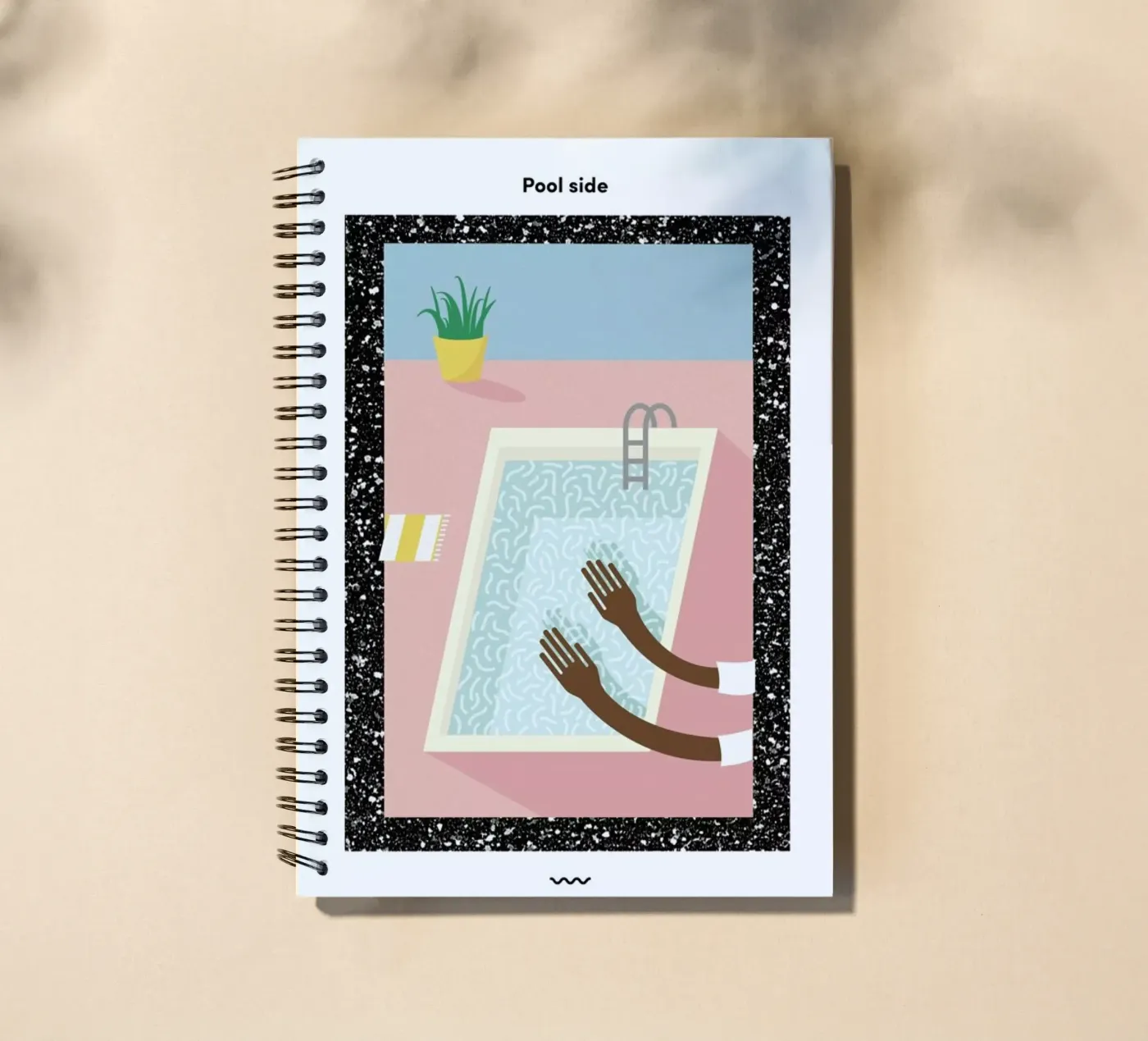 Pool Side Ringbuch von Rachel Peck