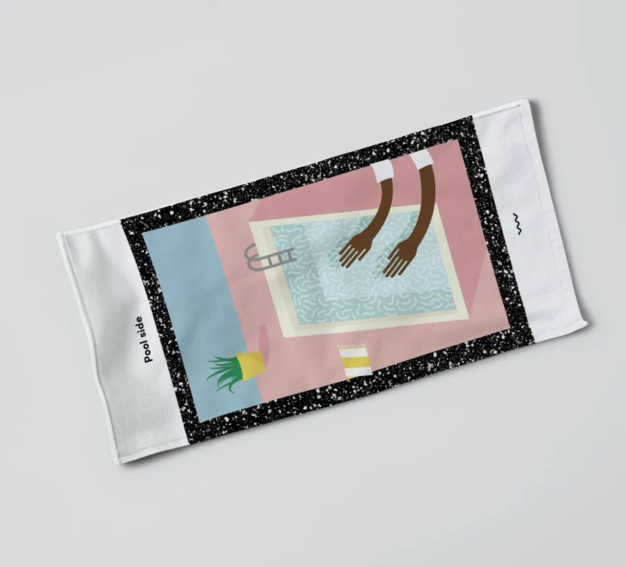 Pool Side badhanddoek van Rachel Peck