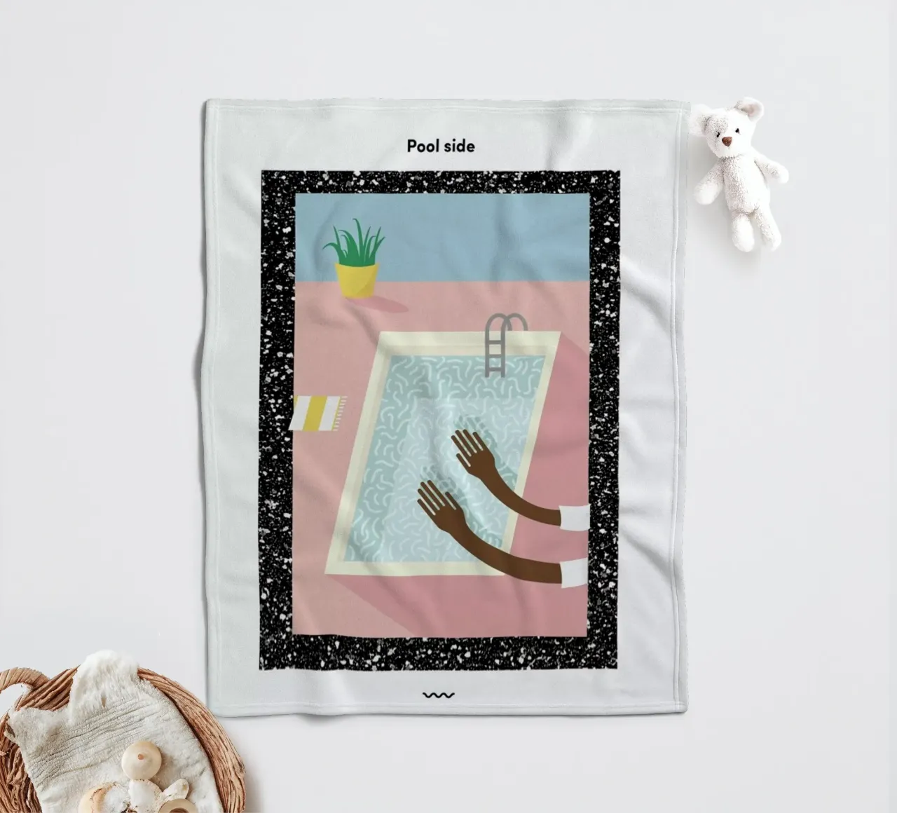 Pool Side coperta in pile da Rachel Peck