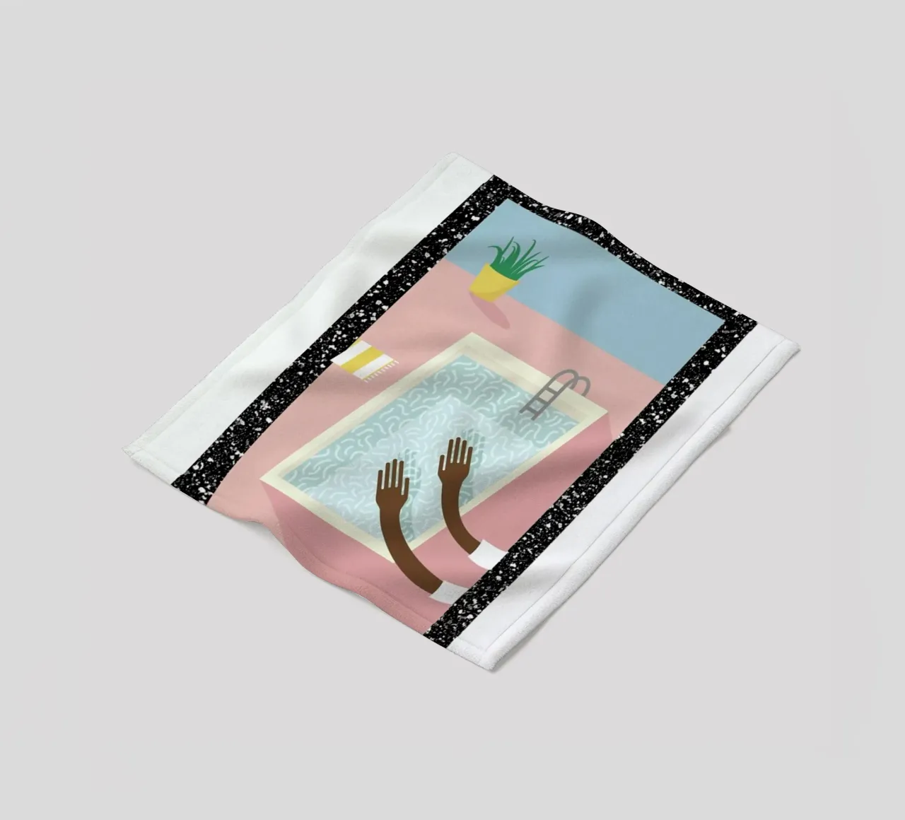 Pool Side coperta in pile da Rachel Peck