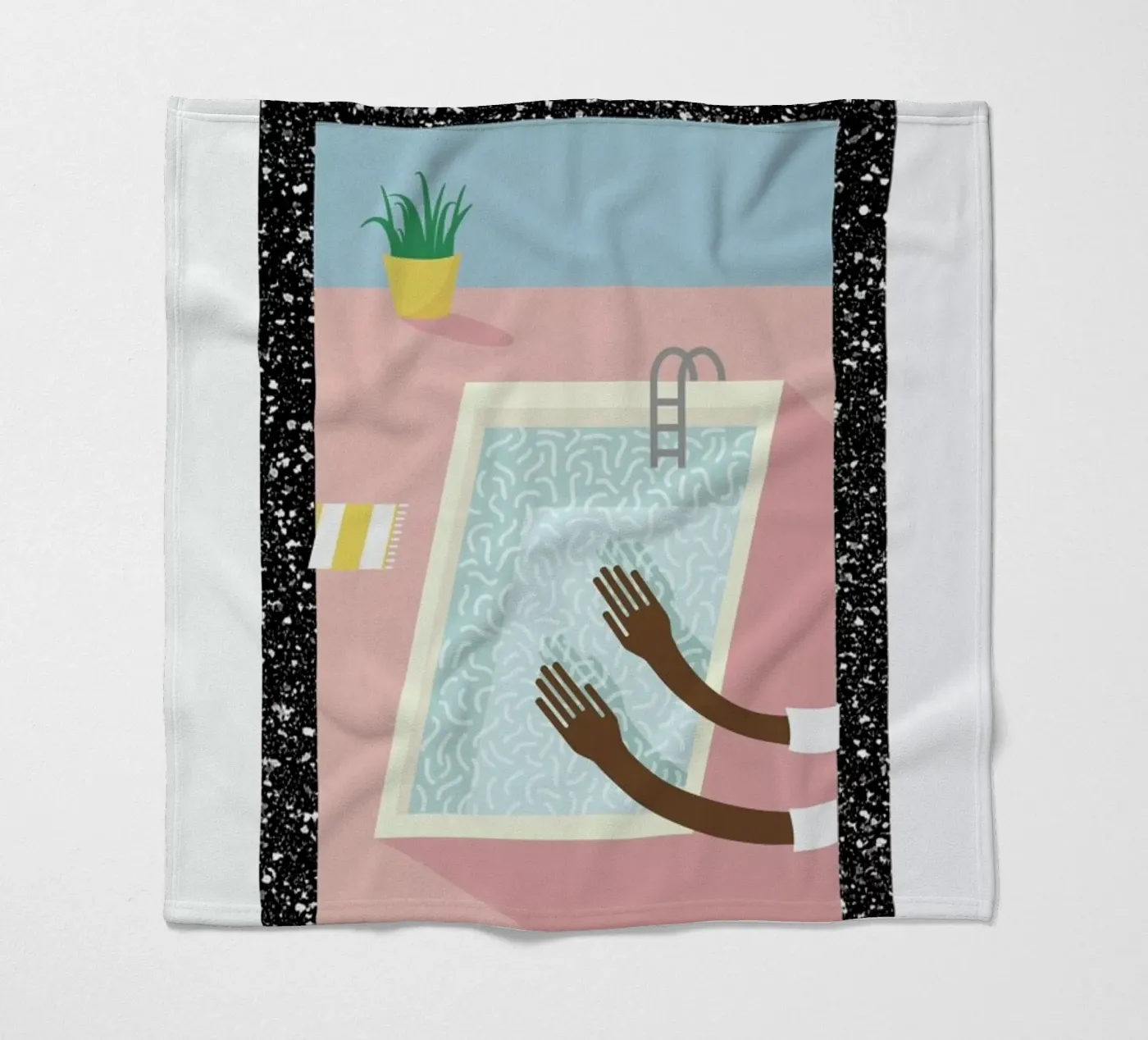 Pool Side coperta in pile da Rachel Peck
