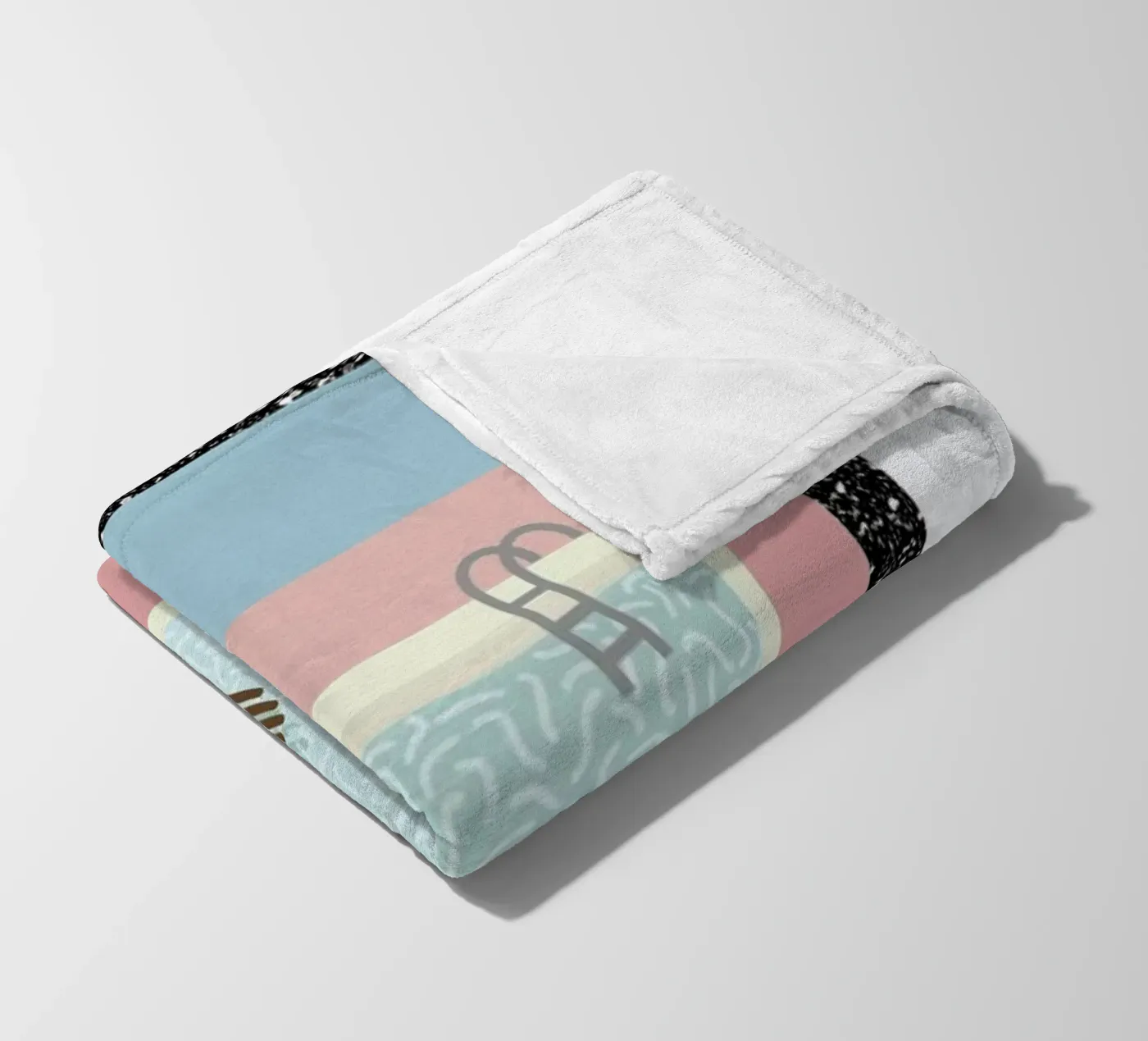 Pool Side fleece blanket by Rachel Peck