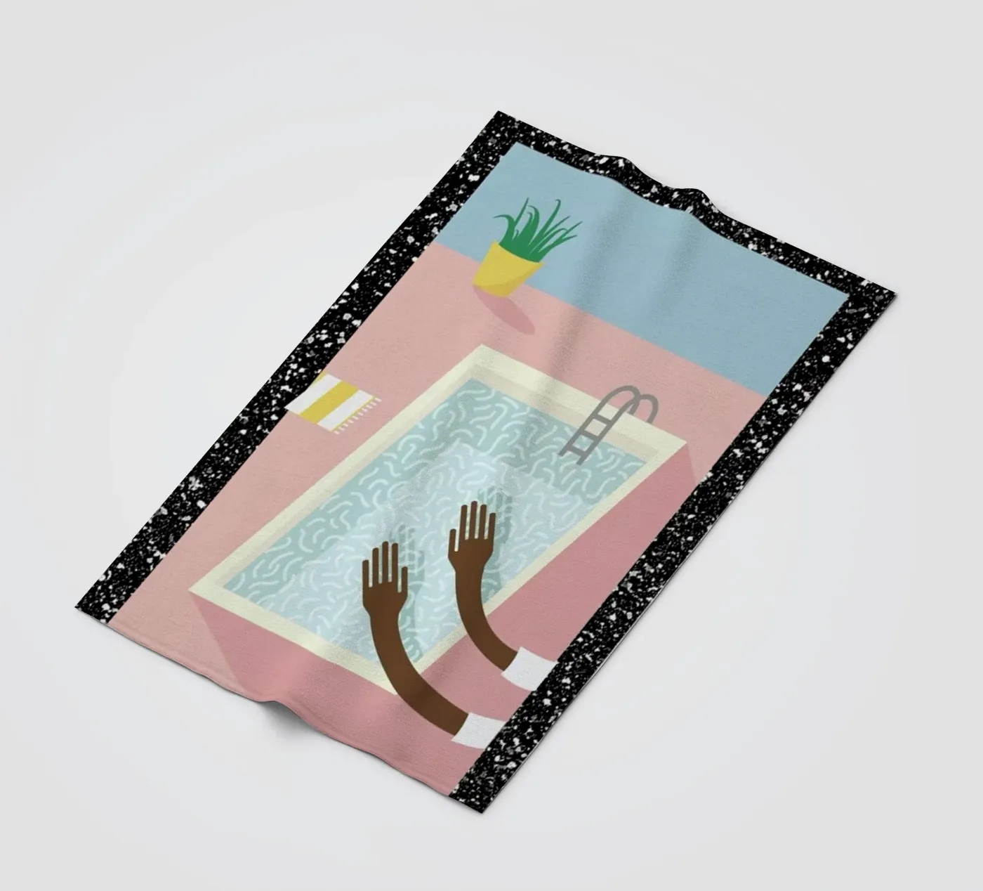 Pool Side coperta in pile da Rachel Peck