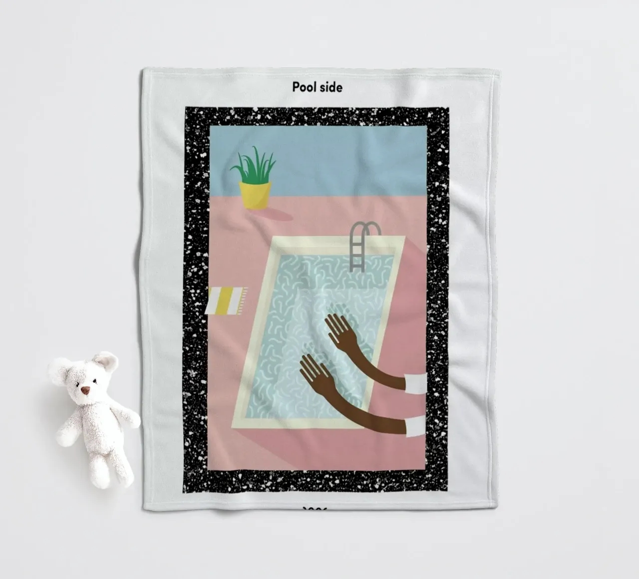 Pool Side coperta in pile da Rachel Peck