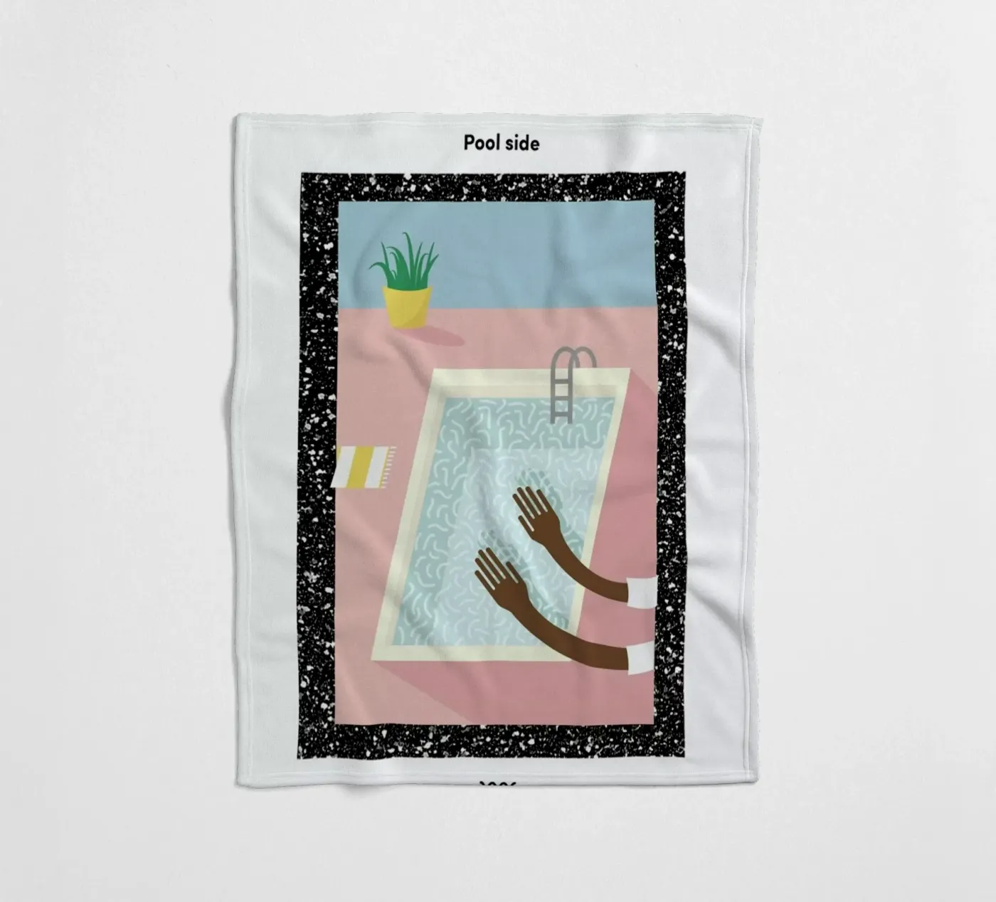 Pool Side coperta in pile da Rachel Peck