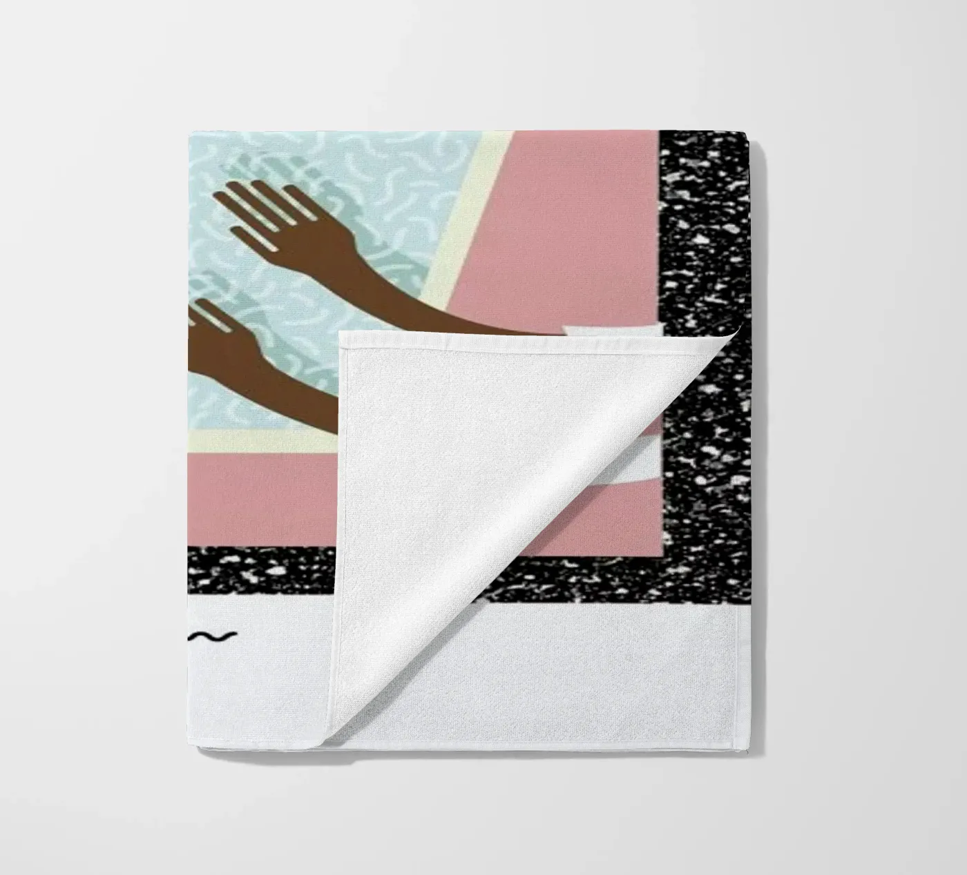 Pool Side beach towel by Rachel Peck