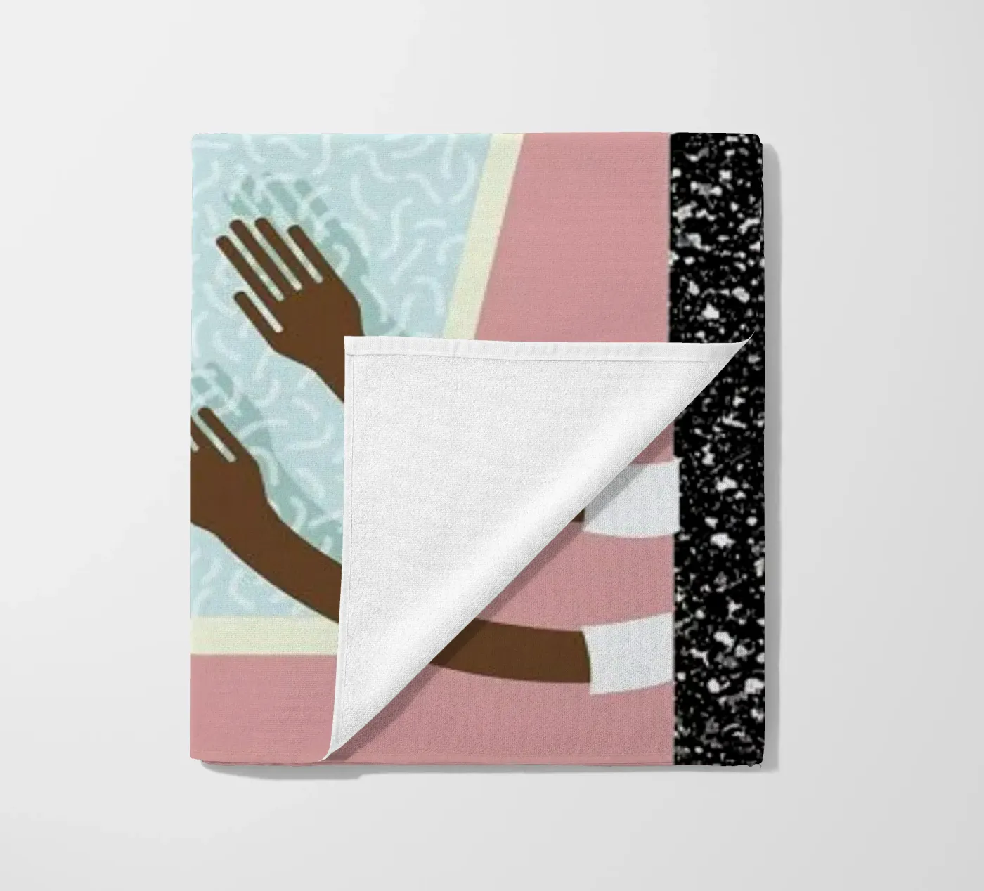 Pool Side beach towel by Rachel Peck