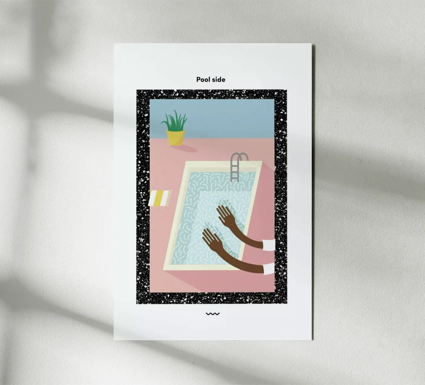 Pool Side forex plate by Rachel Peck