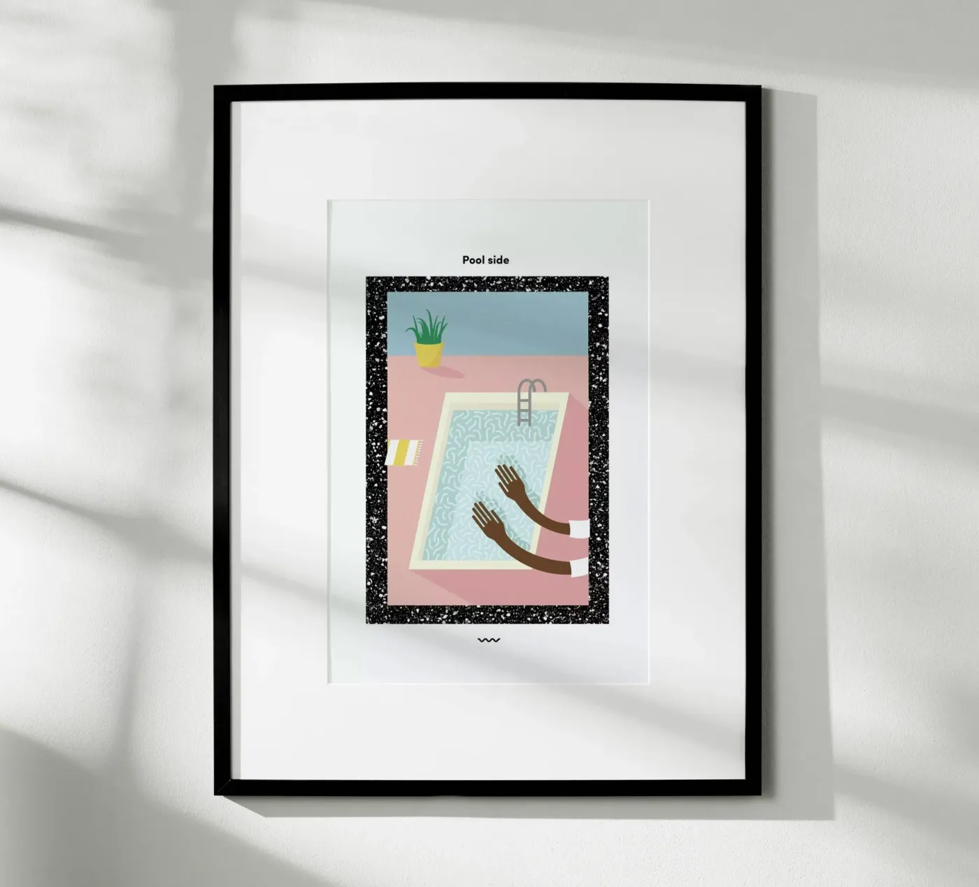 Pool Side poster by Rachel Peck