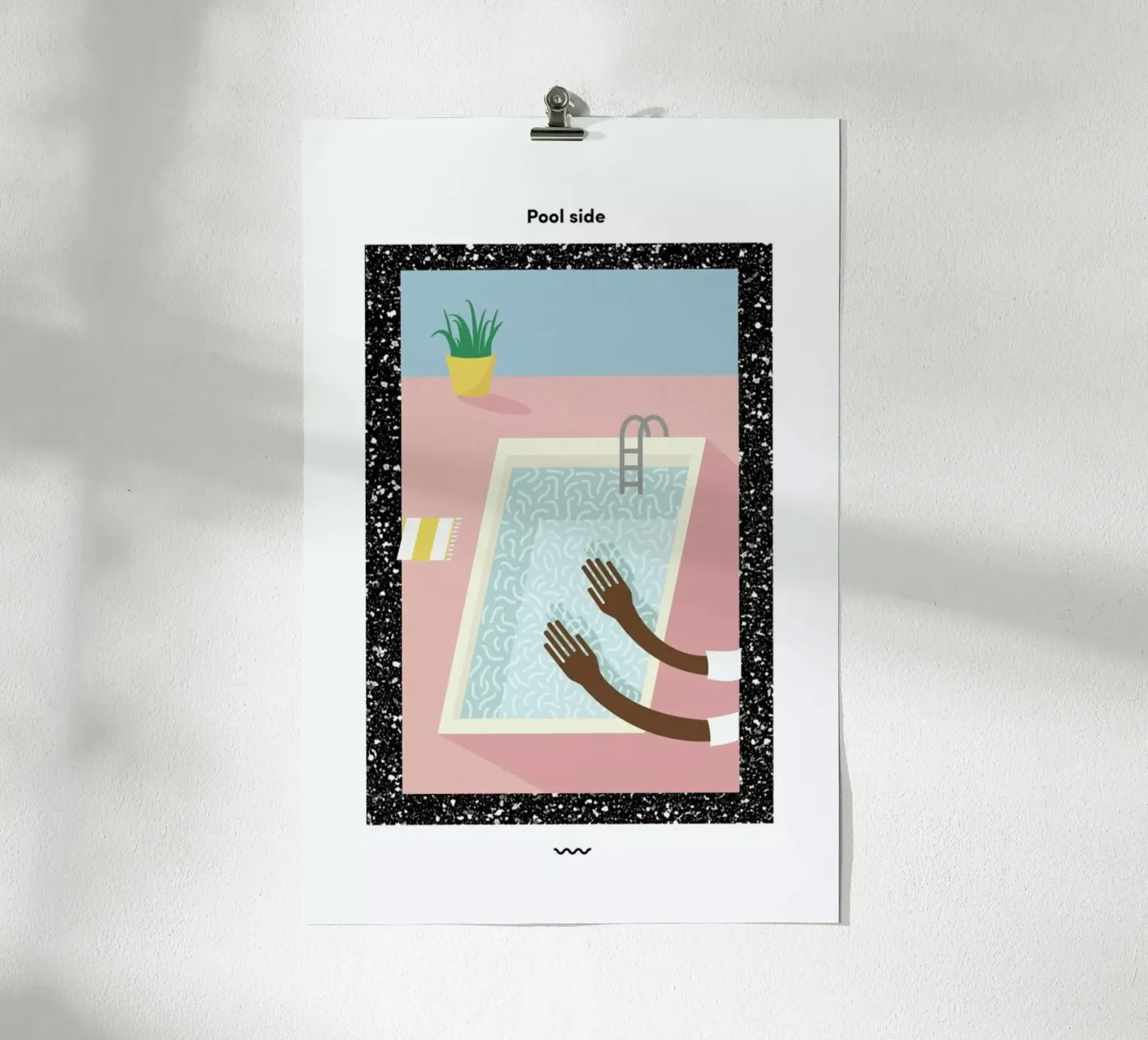 Pool Side carta hahnemühle da Rachel Peck