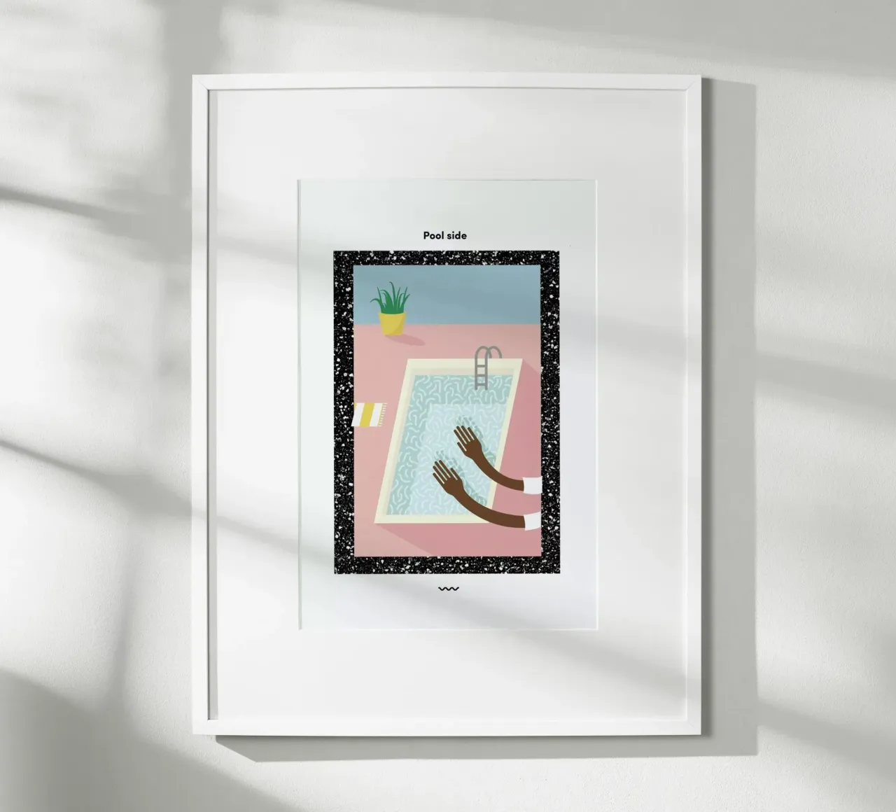 Pool Side poster van Rachel Peck