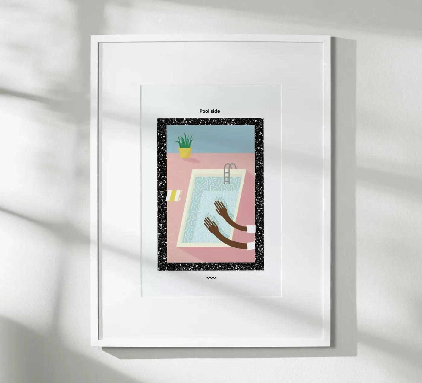 Pool Side poster by Rachel Peck