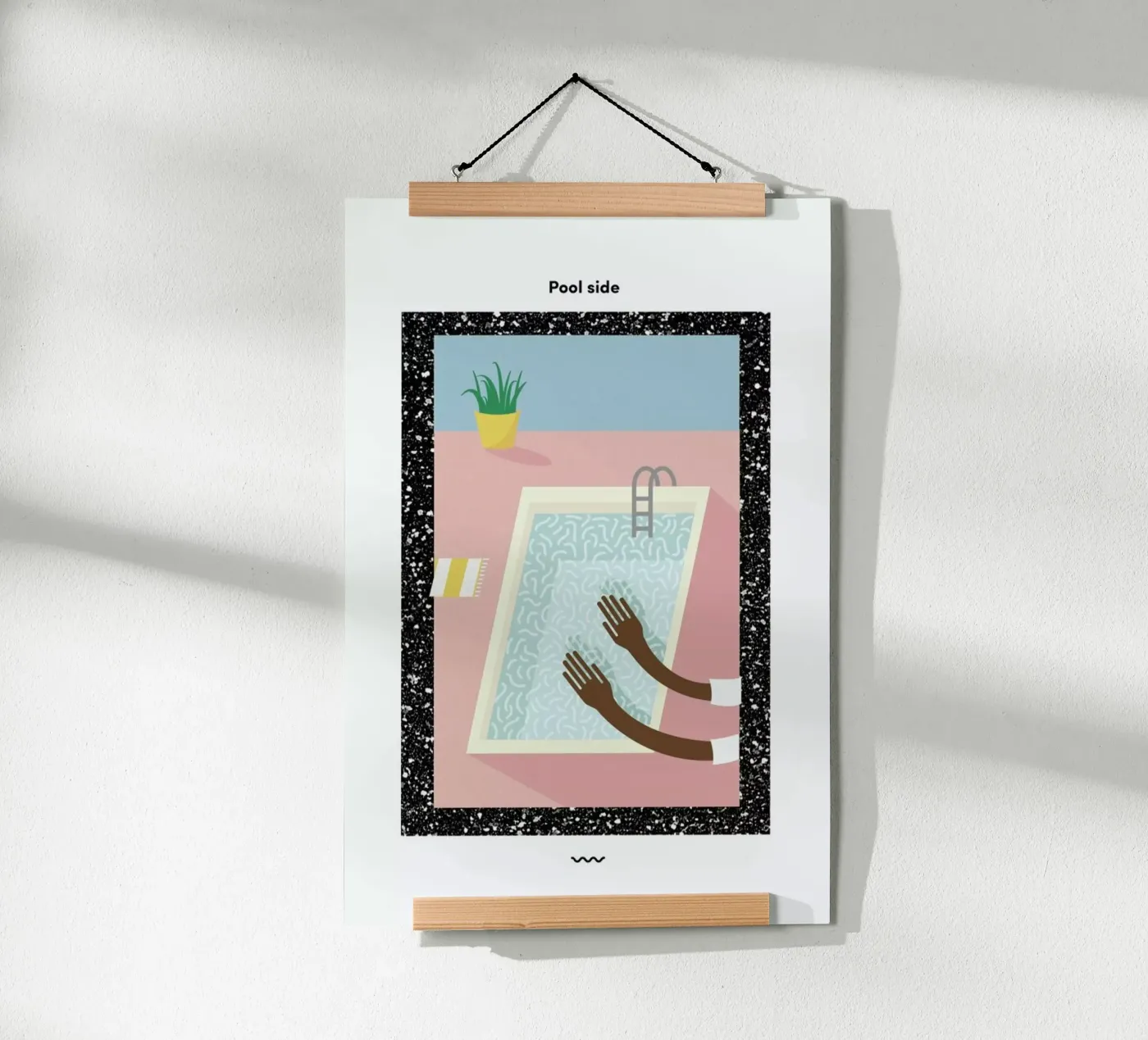 Pool Side poster by Rachel Peck