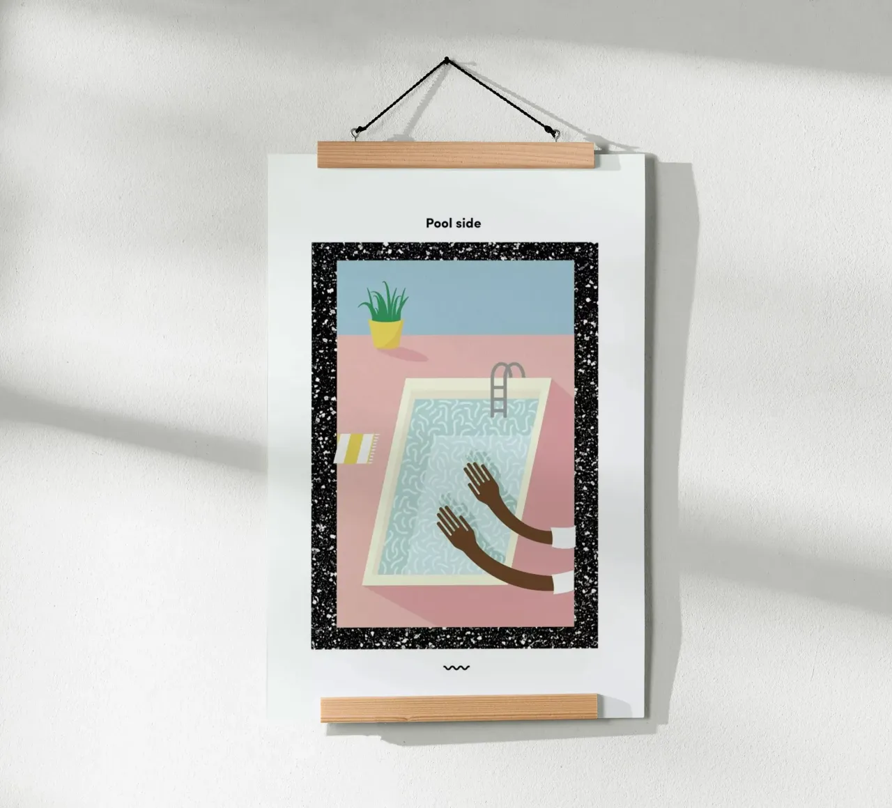 Pool Side poster van Rachel Peck