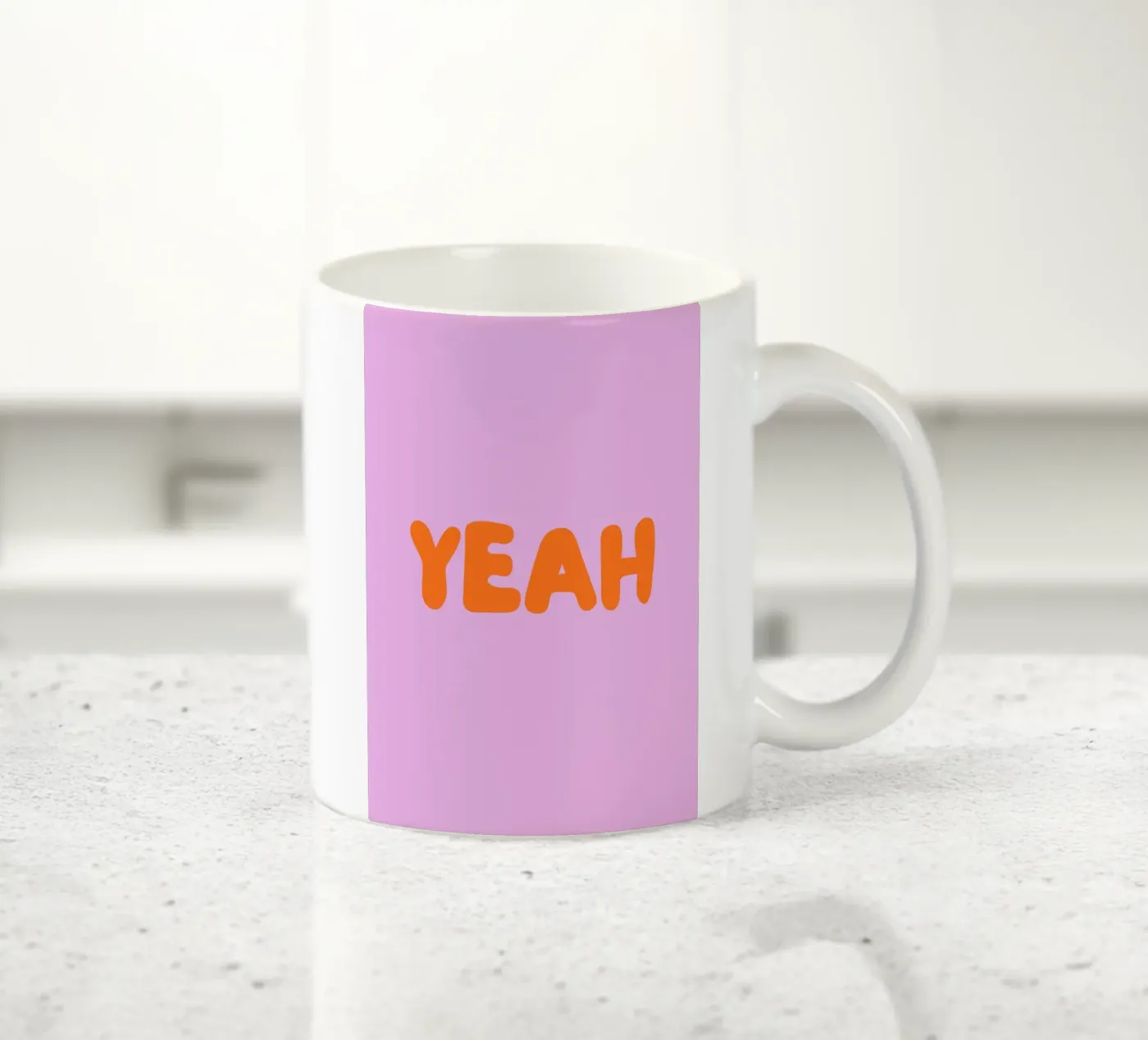 Yeah ceramic mug by Tabea Jule