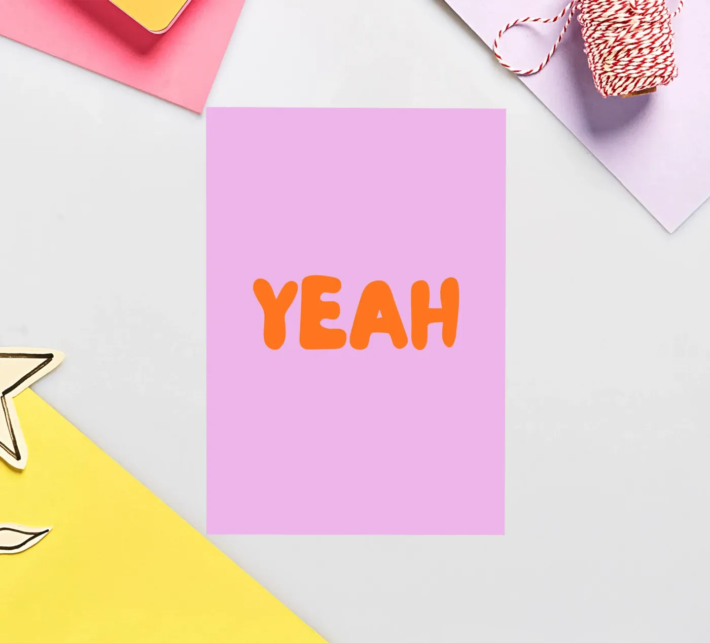 Yeah sticker by Tabea Jule