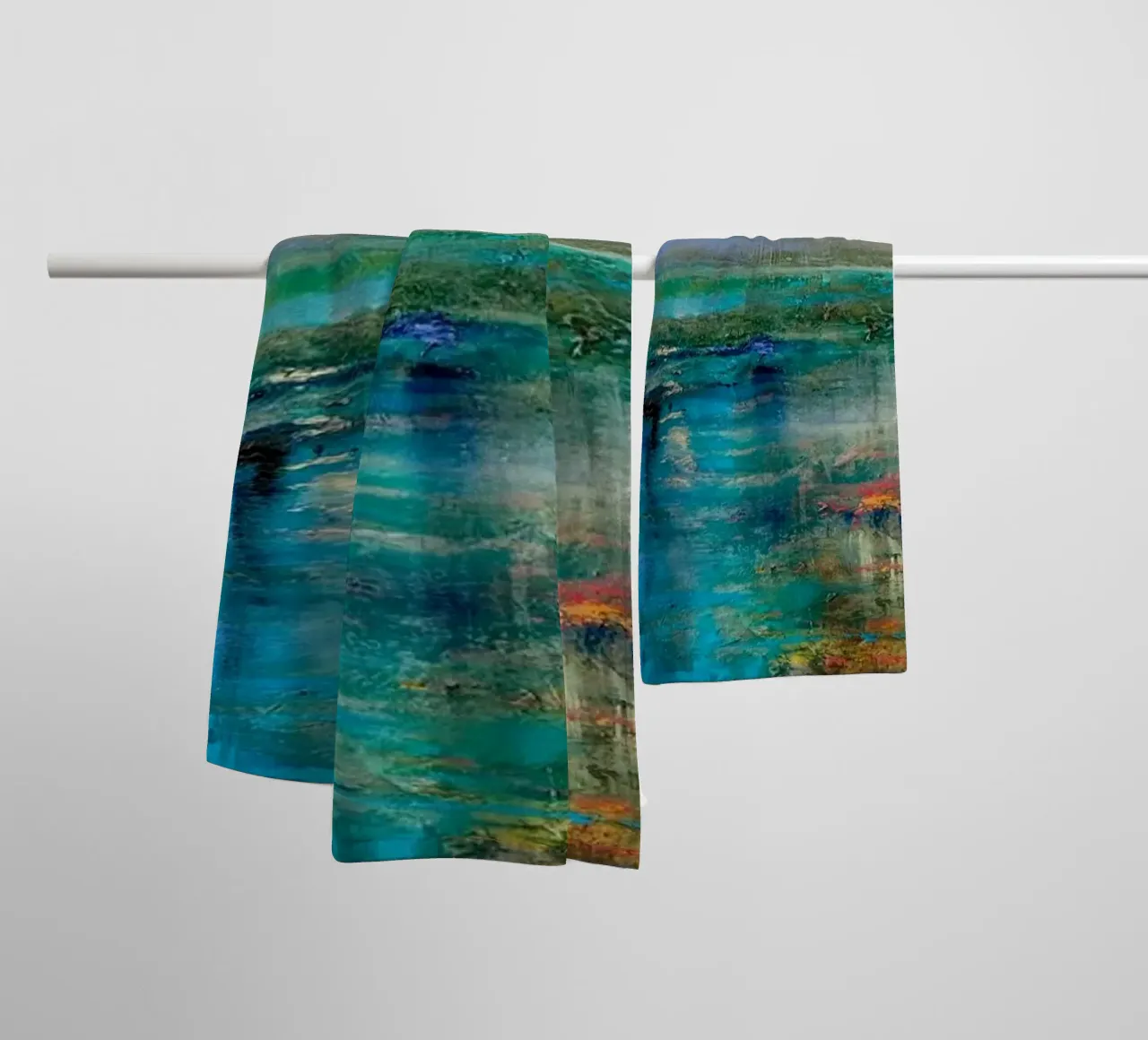Here and now asciugamano da bagno da Annette Schmucker