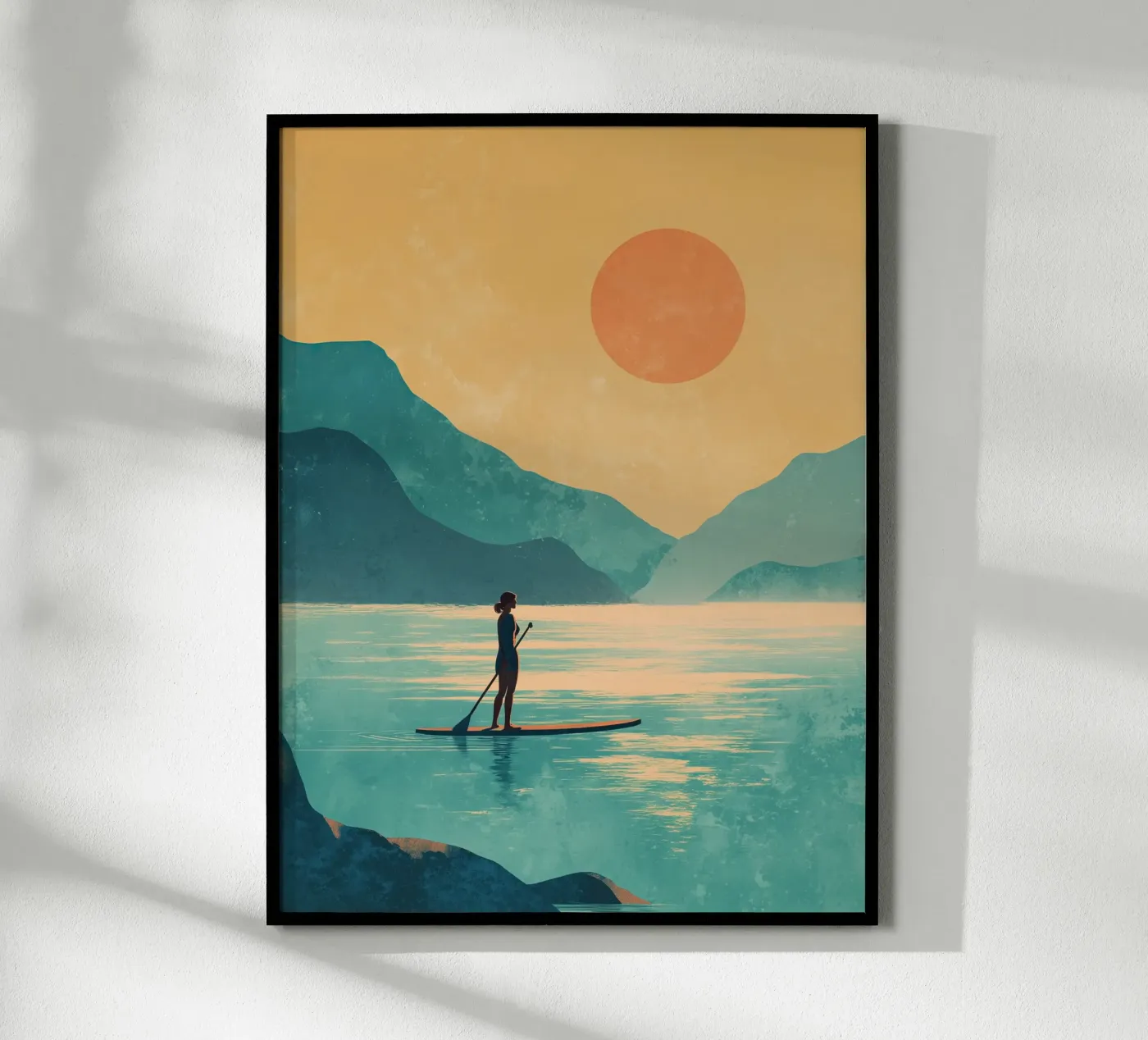 Paddle at Sunset poster da Noemi House