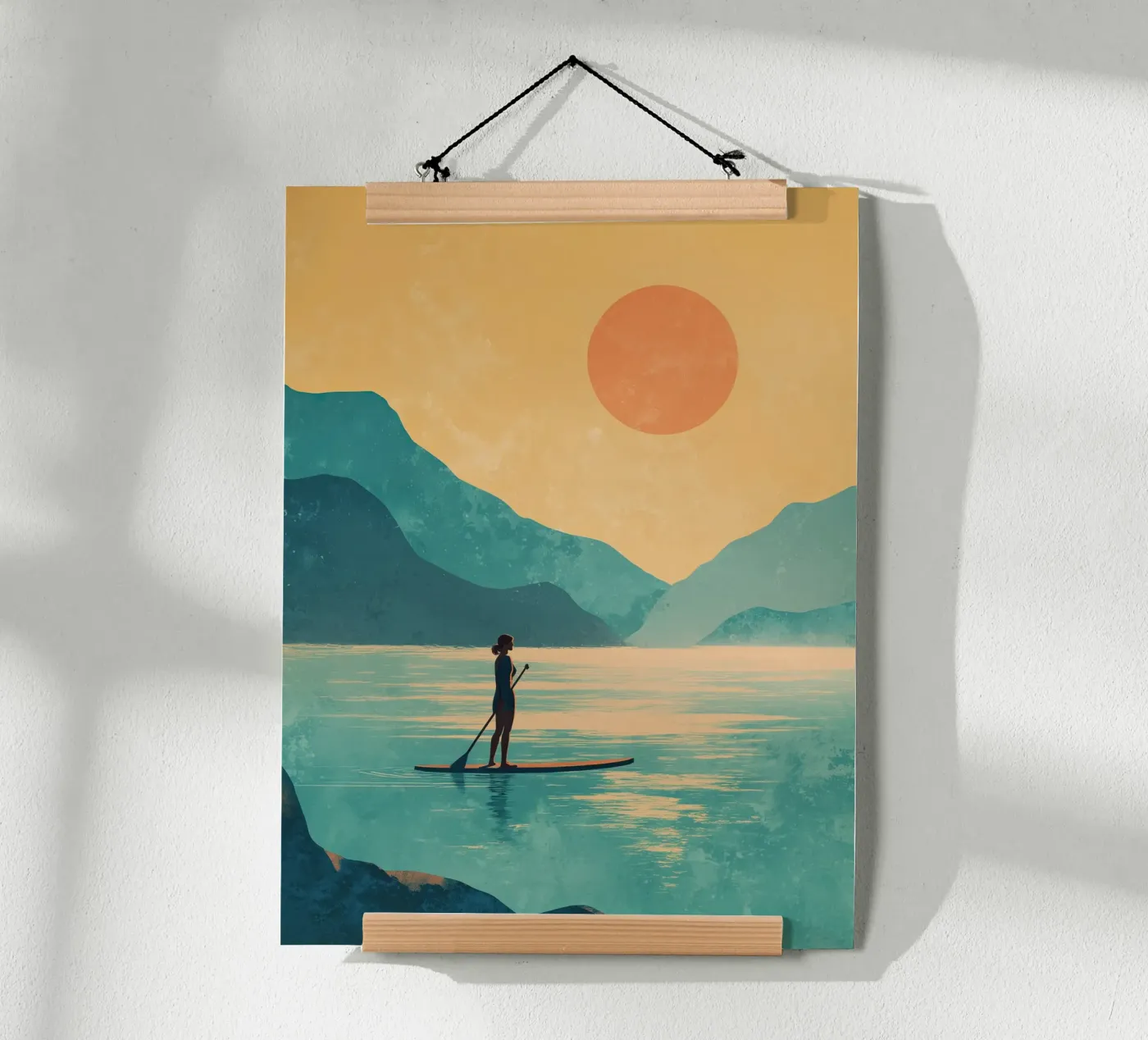Paddle at Sunset poster da Noemi House