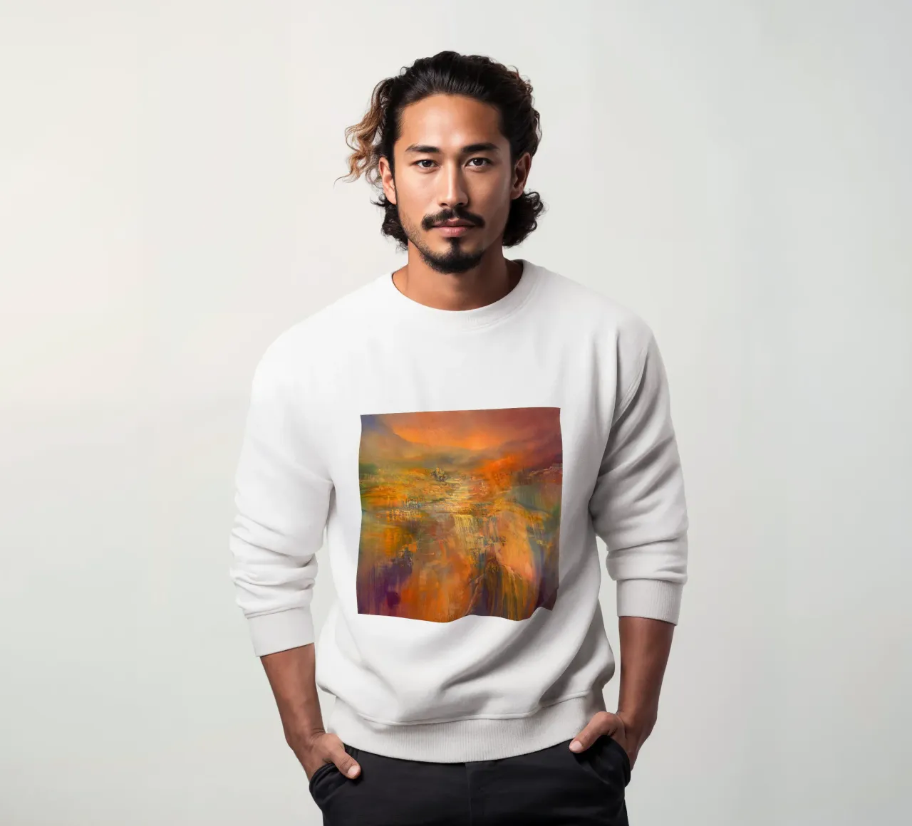 A day in August sweatshirt by Annette Schmucker
