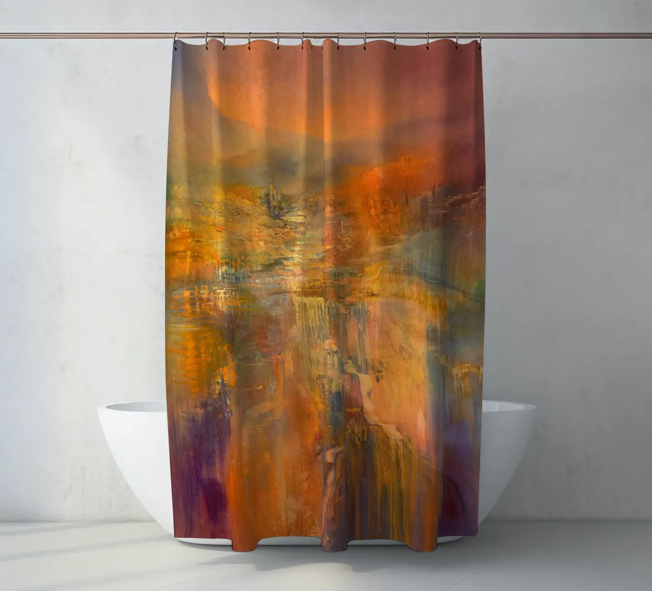 A day in August tenda da doccia da Annette Schmucker