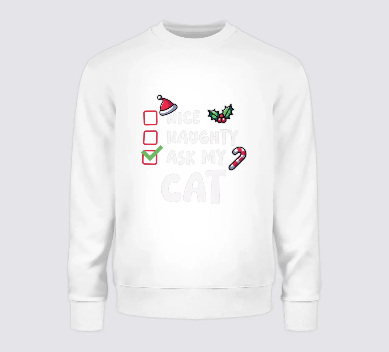 ask my cat Sweatshirt von edsonramosart