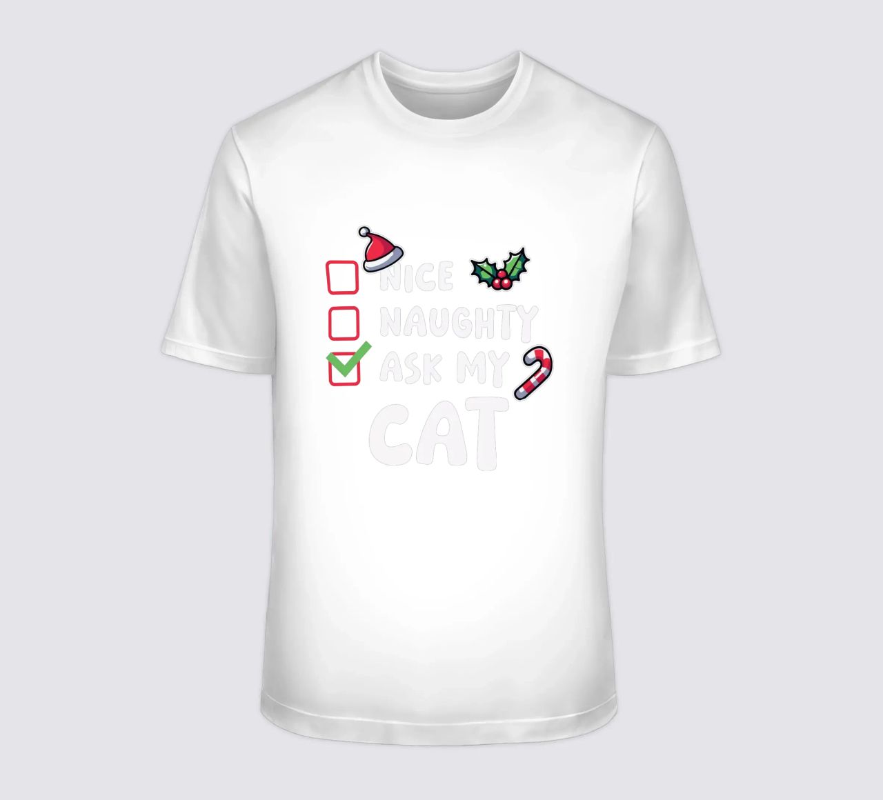 ask my cat t-shirt da edsonramosart