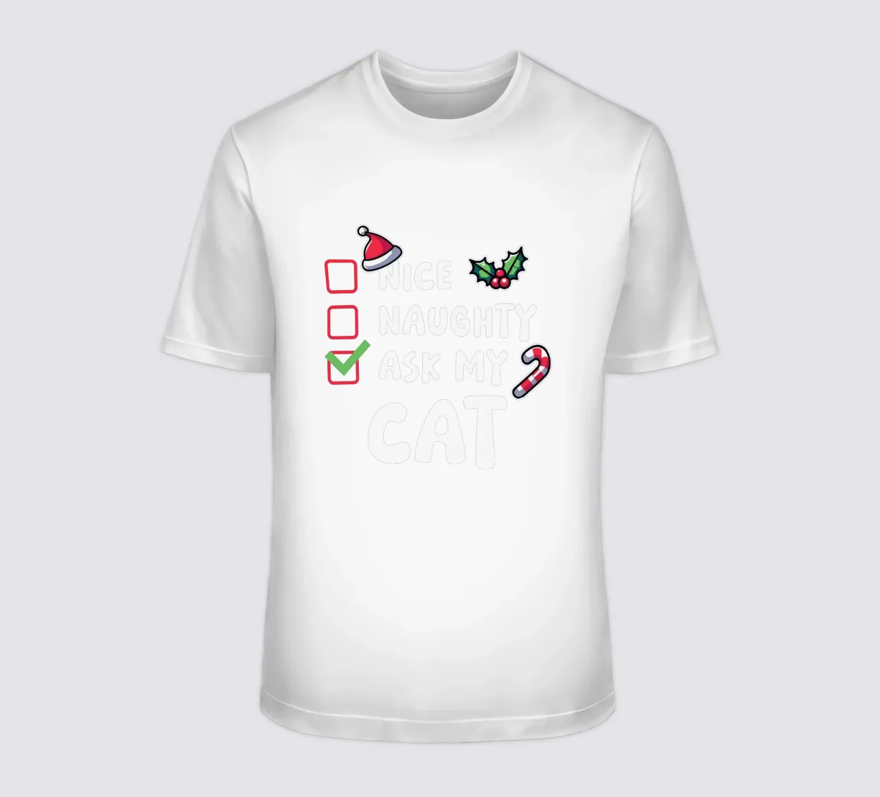 ask my cat t-shirt da edsonramosart