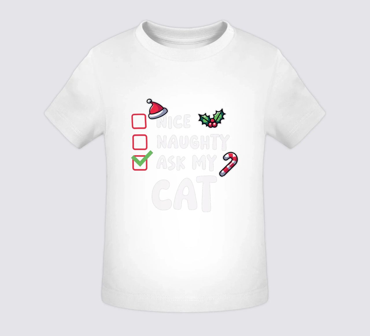 ask my cat maglietta neonato da edsonramosart