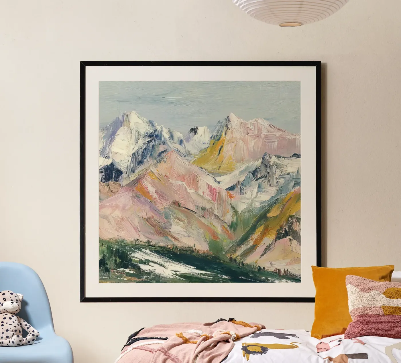 Mountain Layers poster by M.A.Z.U.N.