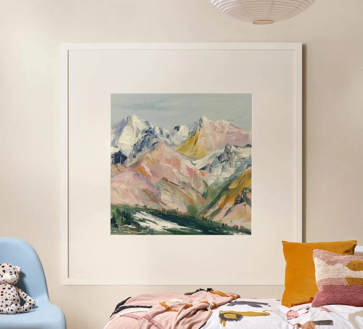 Mountain Layers poster by M.A.Z.U.N.