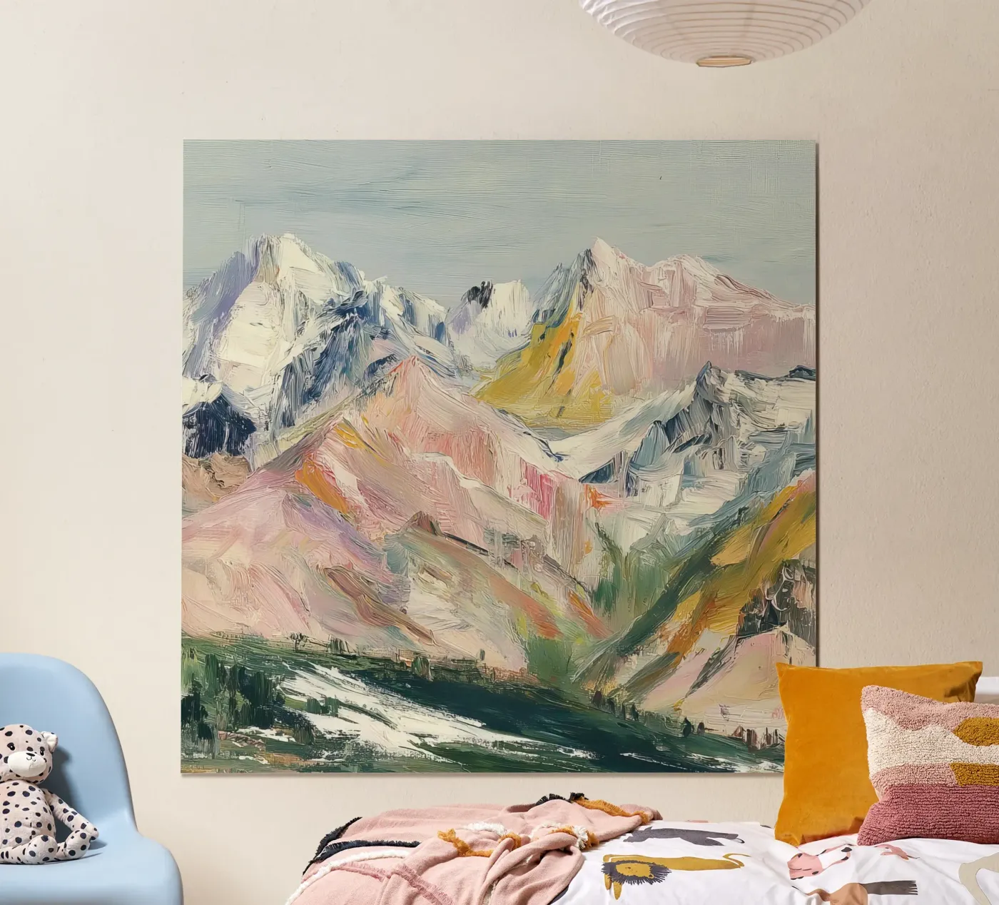 Mountain Layers poster by M.A.Z.U.N.