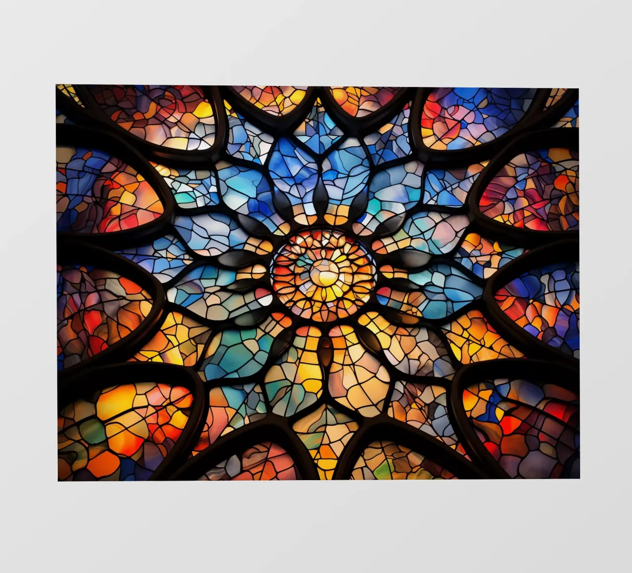 Vetrate e mosaici luminosi telo in pvc da Théïa's Fantasia World