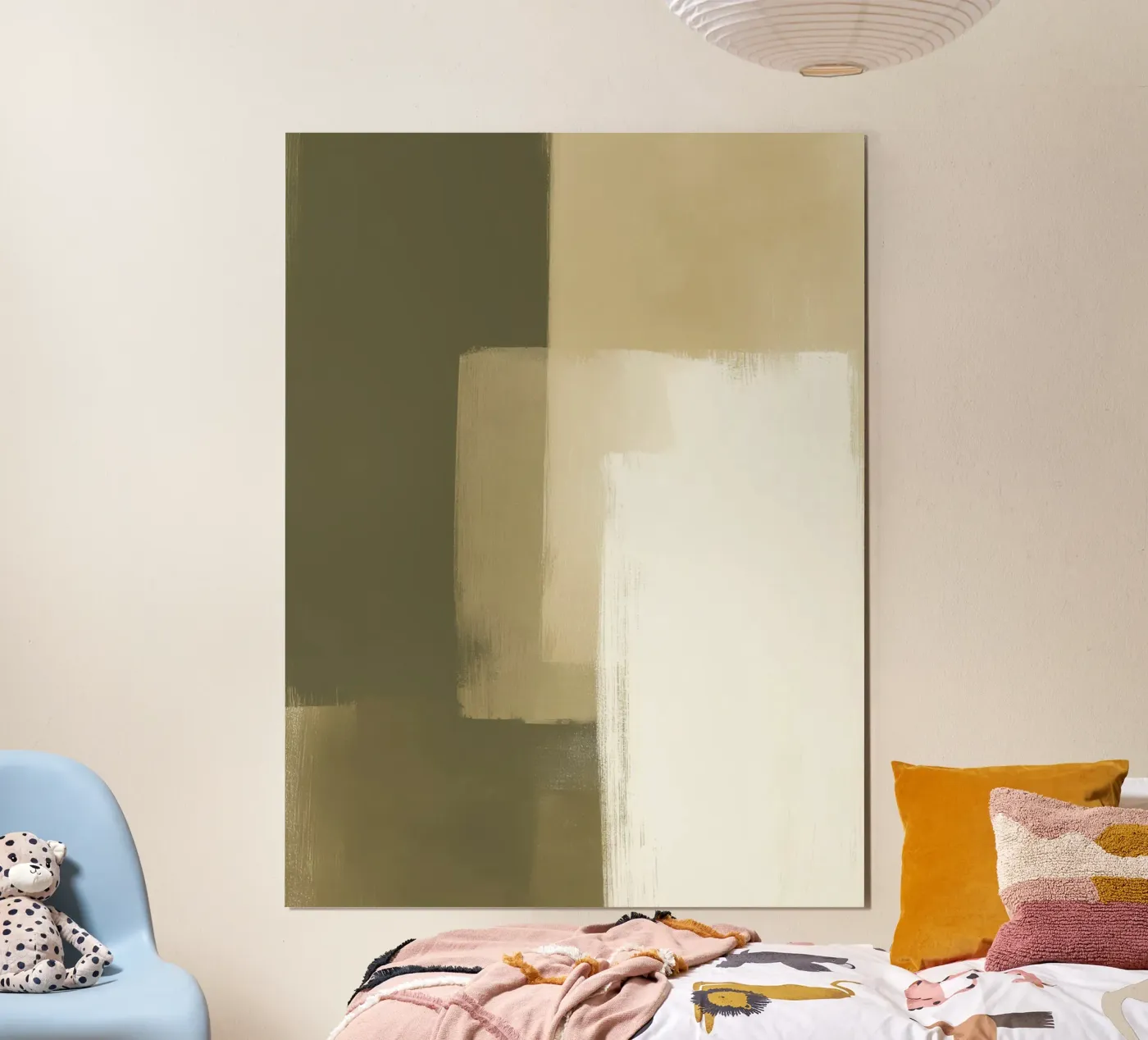 Olive Fields No. 3 poster by Geometrica