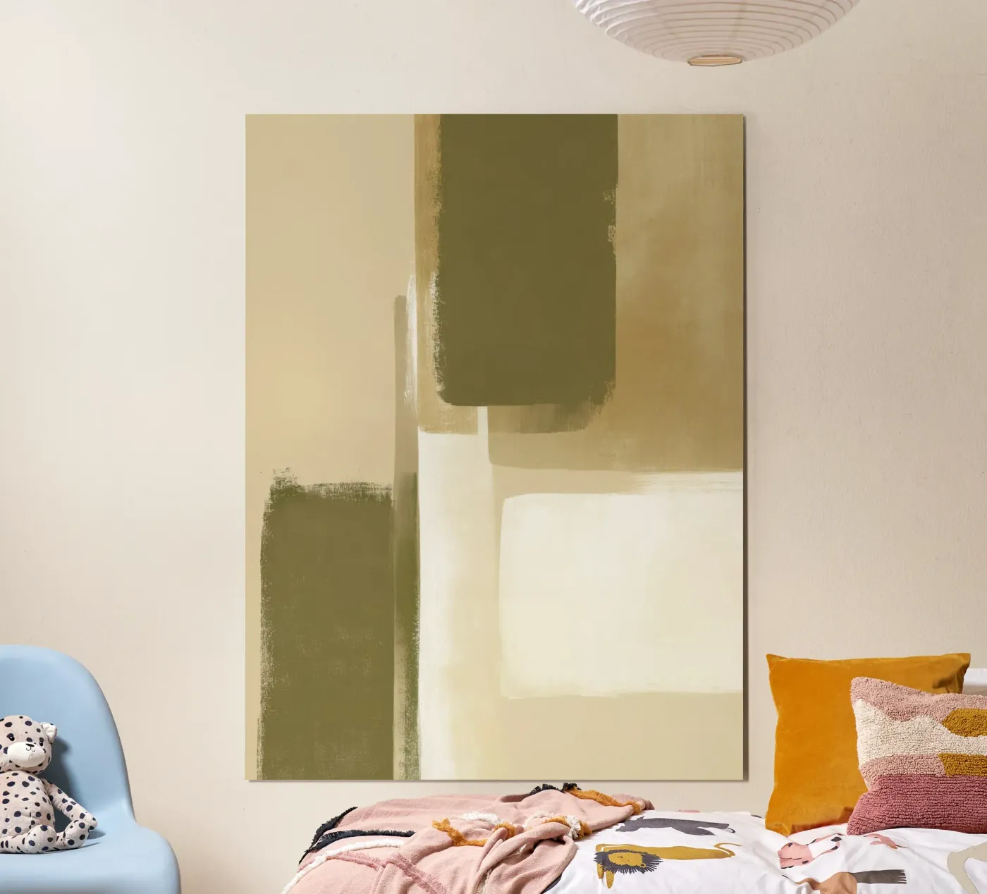 Olive Fields No. 4 poster by Geometrica