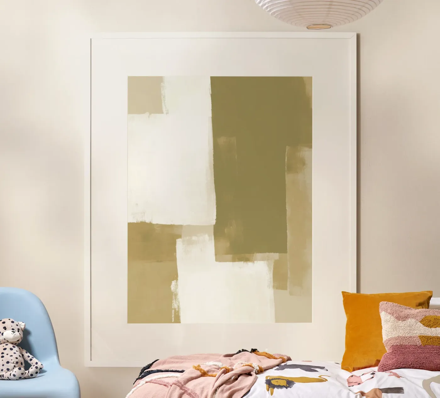 Olive Fields No. 5 poster by Geometrica
