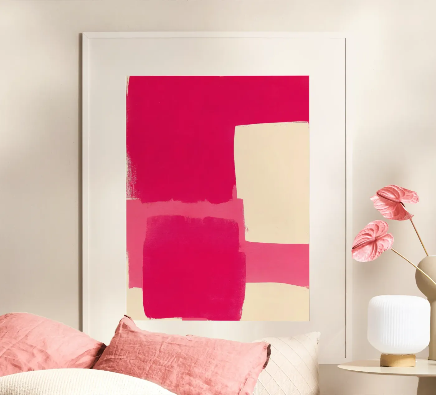 Blush Fields No. 1 poster by Geometrica