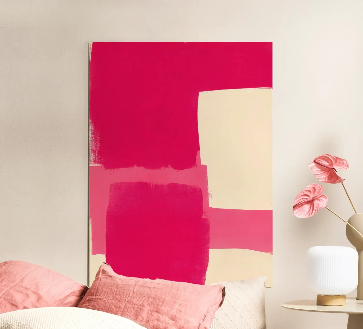 Blush Fields No. 1 poster by Geometrica