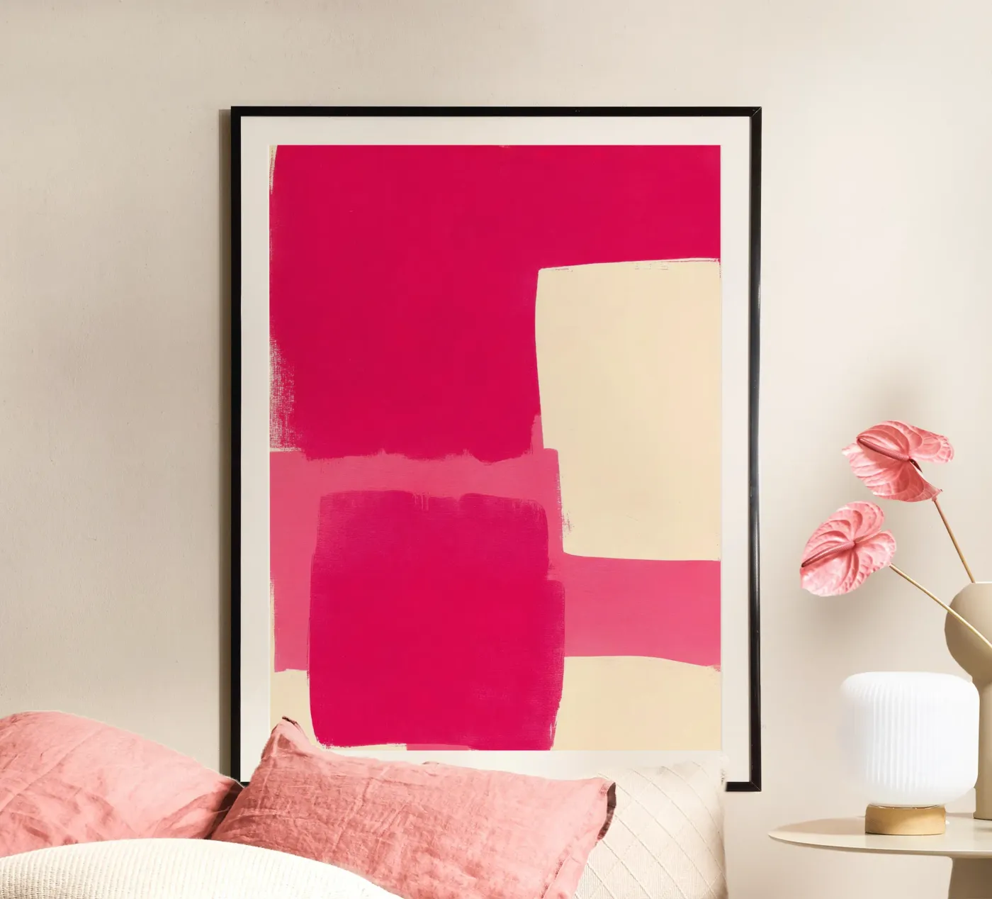 Blush Fields No. 1 poster by Geometrica