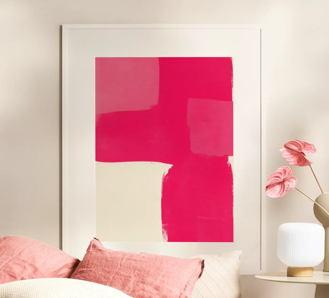 Blush Fields No. 3 poster by Geometrica