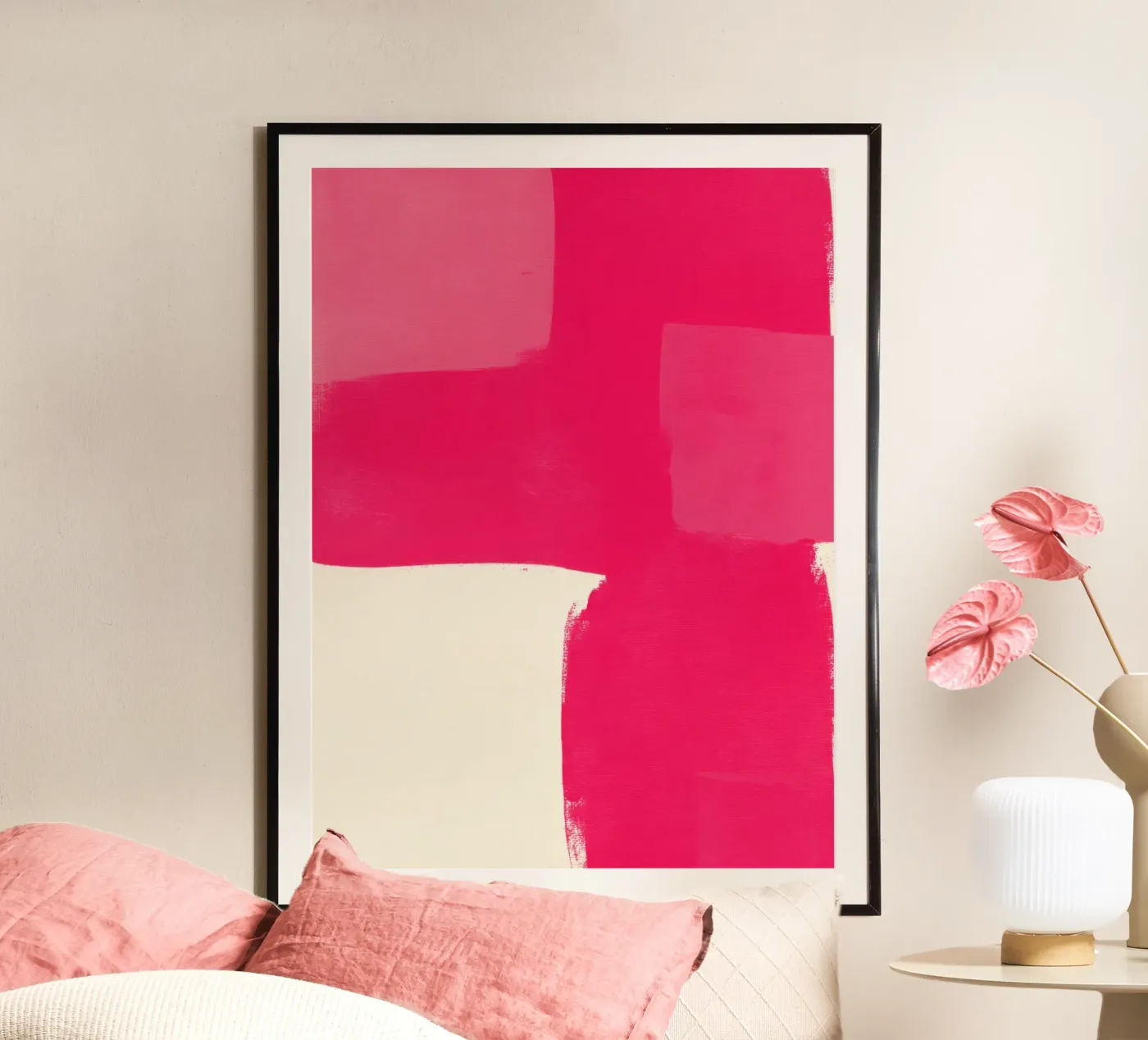 Blush Fields No. 3 poster by Geometrica
