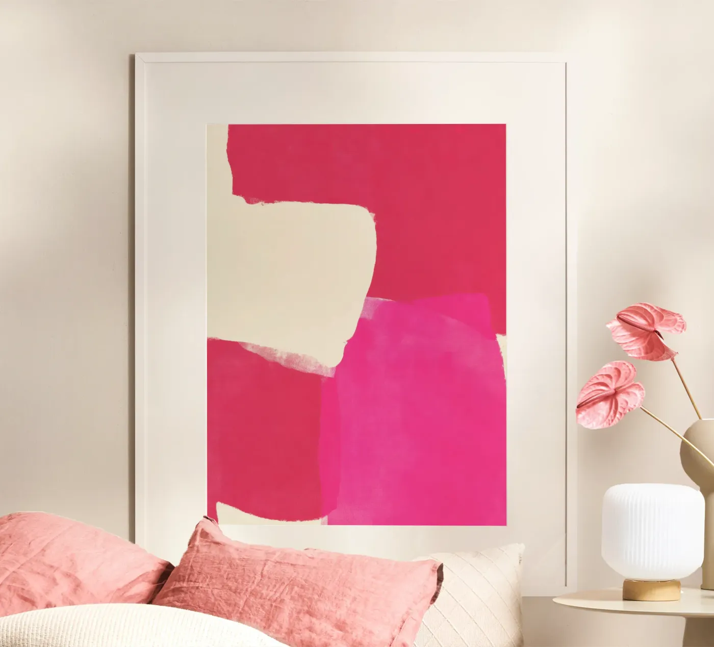 Blush Fields No. 4 poster by Geometrica