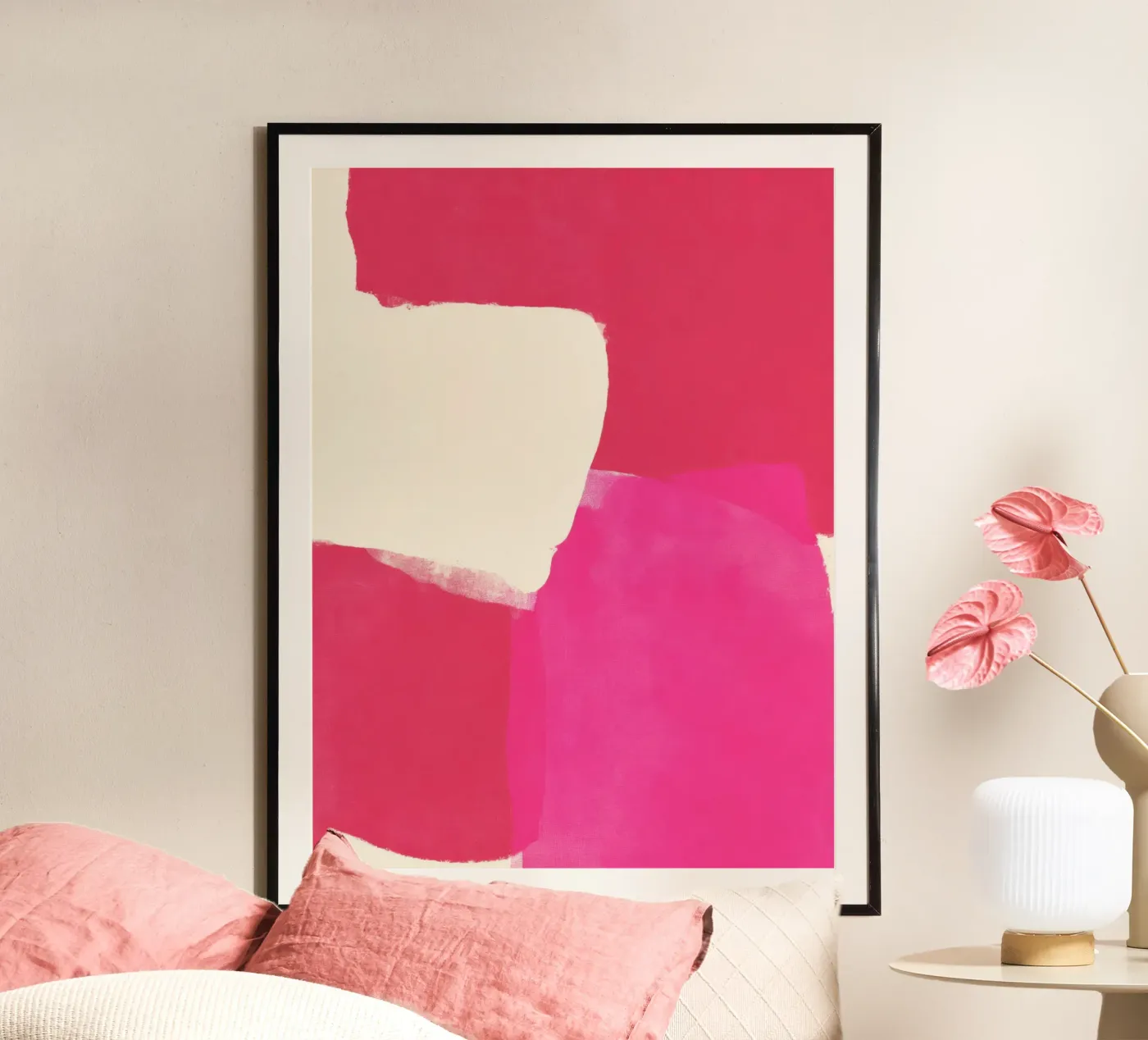 Blush Fields No. 4 poster by Geometrica