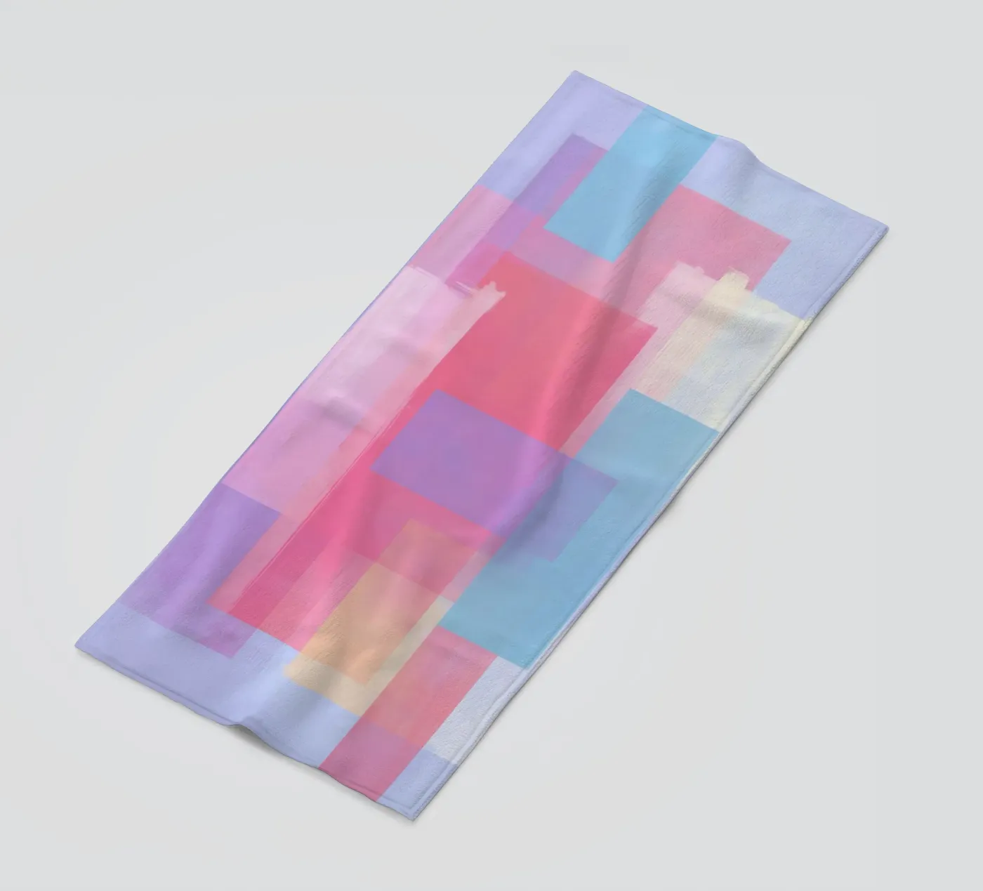 Zachte geometrie strandhanddoek van Geometrica